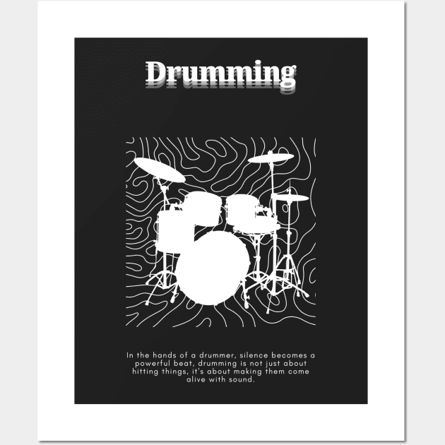 Drumming Wall Art by RCKZ